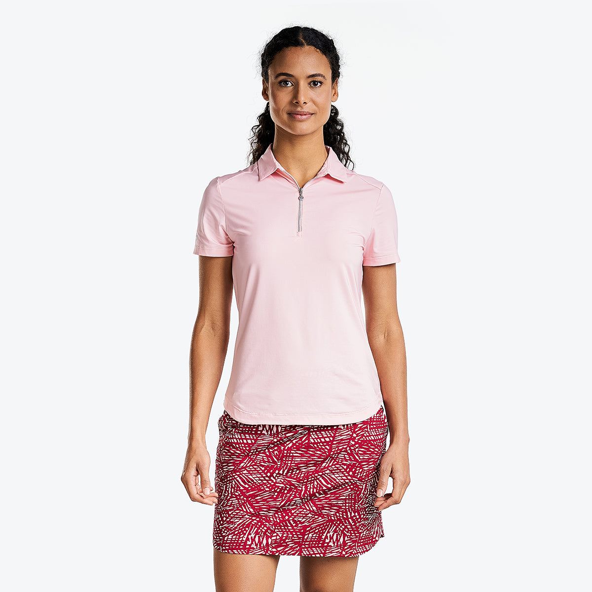 Naila Polo Short Sleeve French Rose