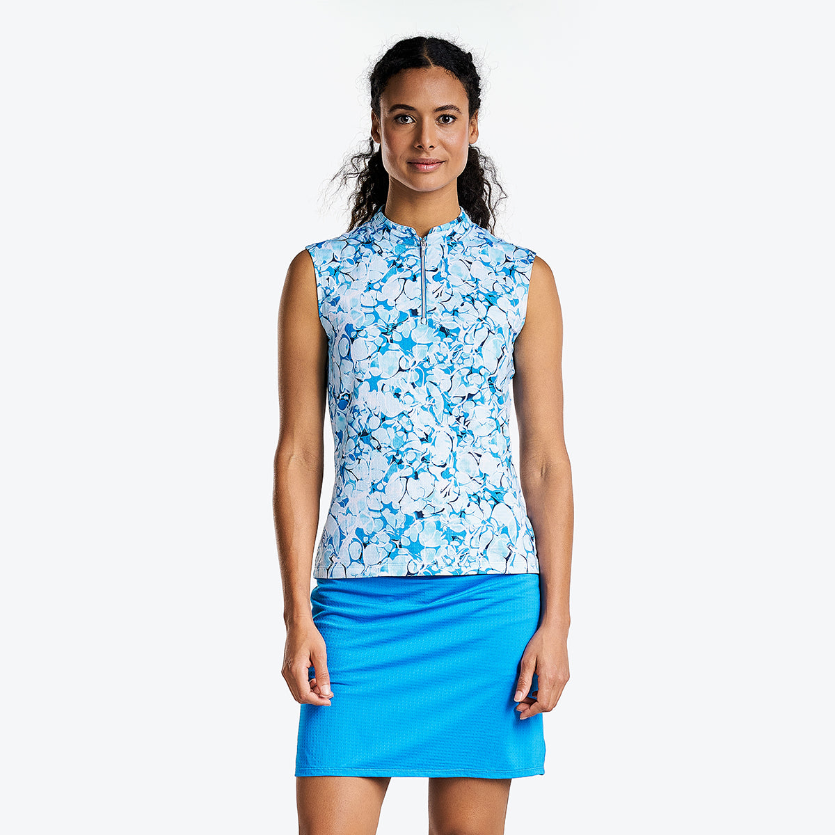 Lami Sleeveless Mock French Blue