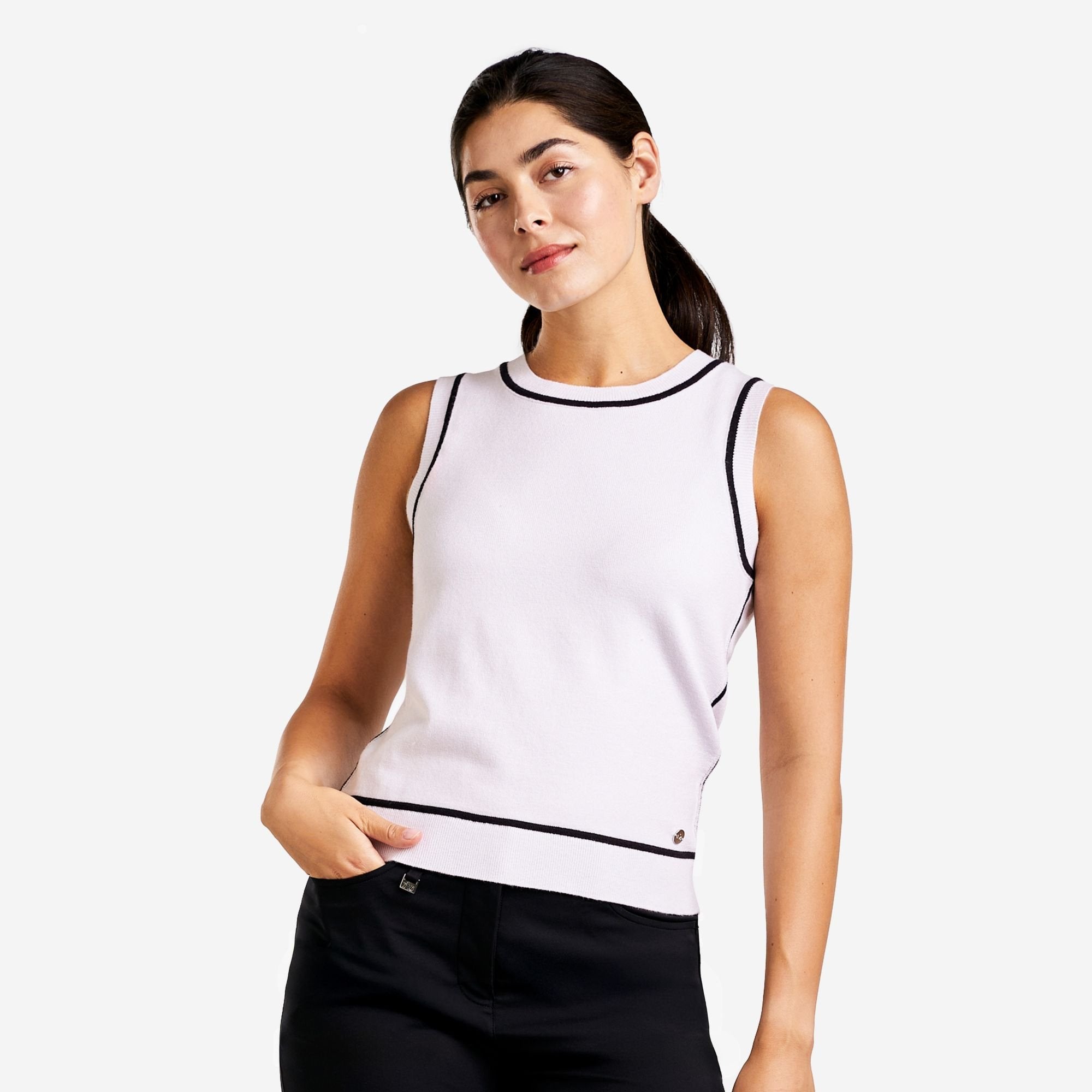 Nicolette Sweater White – NVO Sport