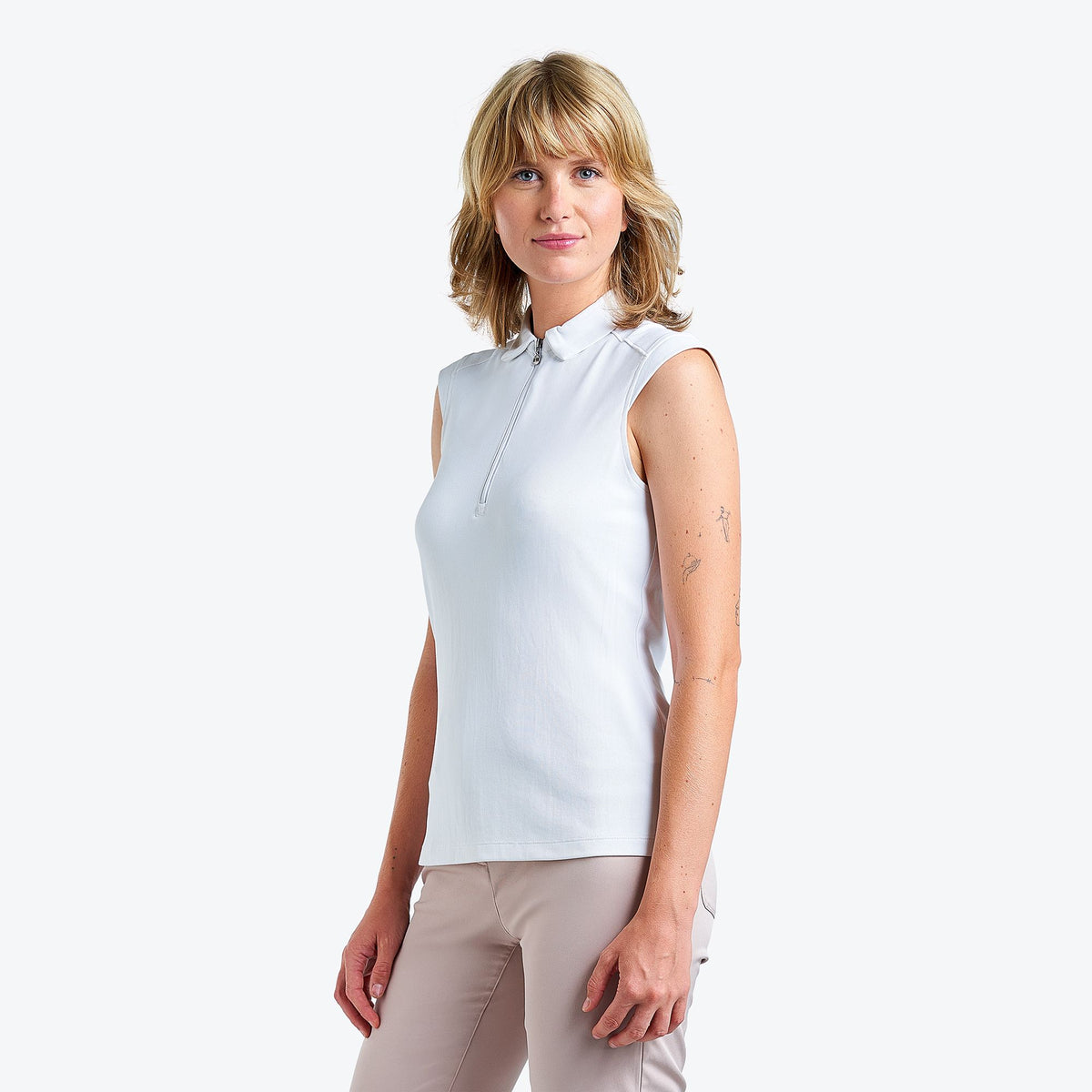 Nikki II Polo White