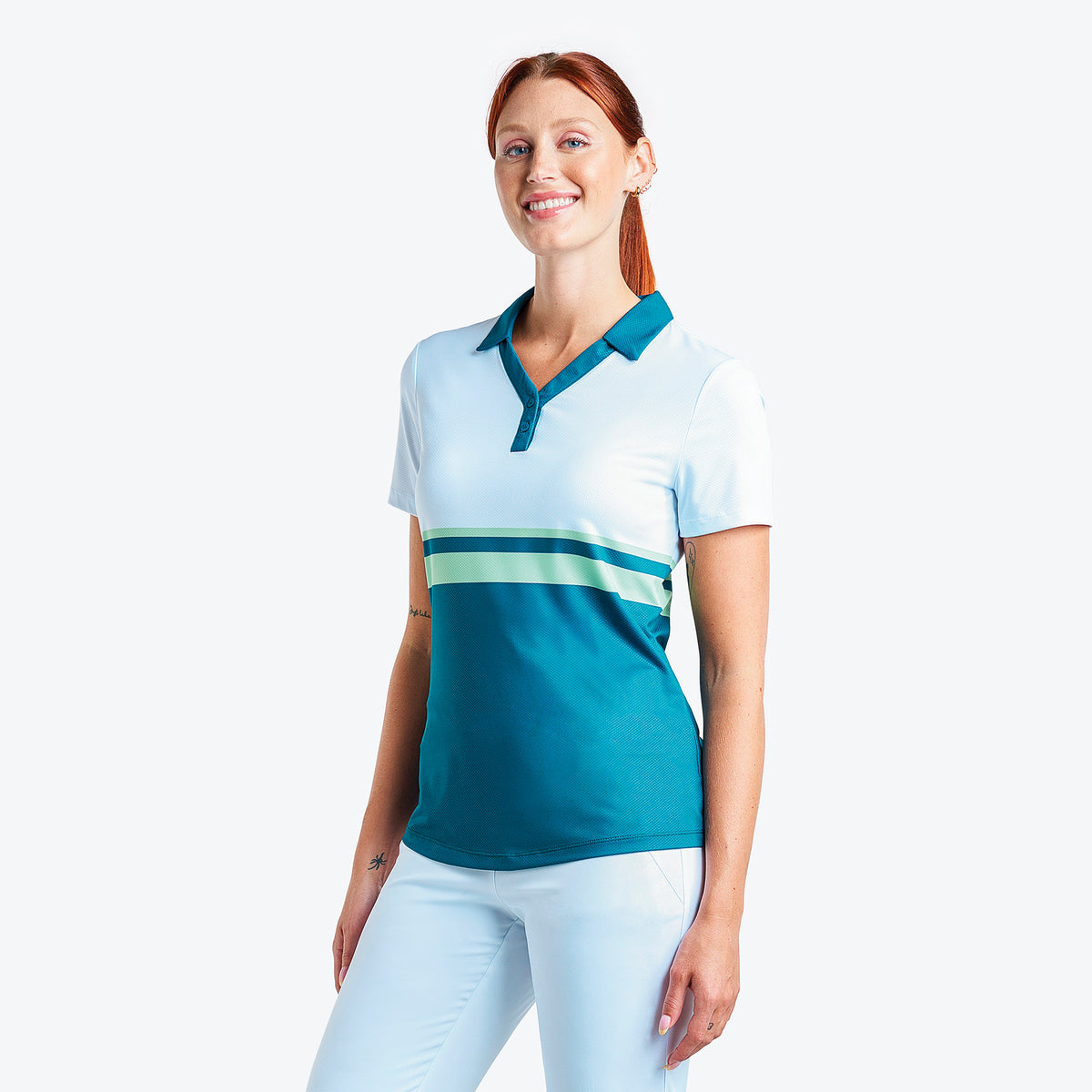 Samara Polo White Legion Blue