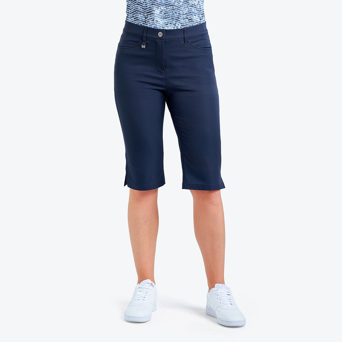 Nalini Short Long Bleu marine