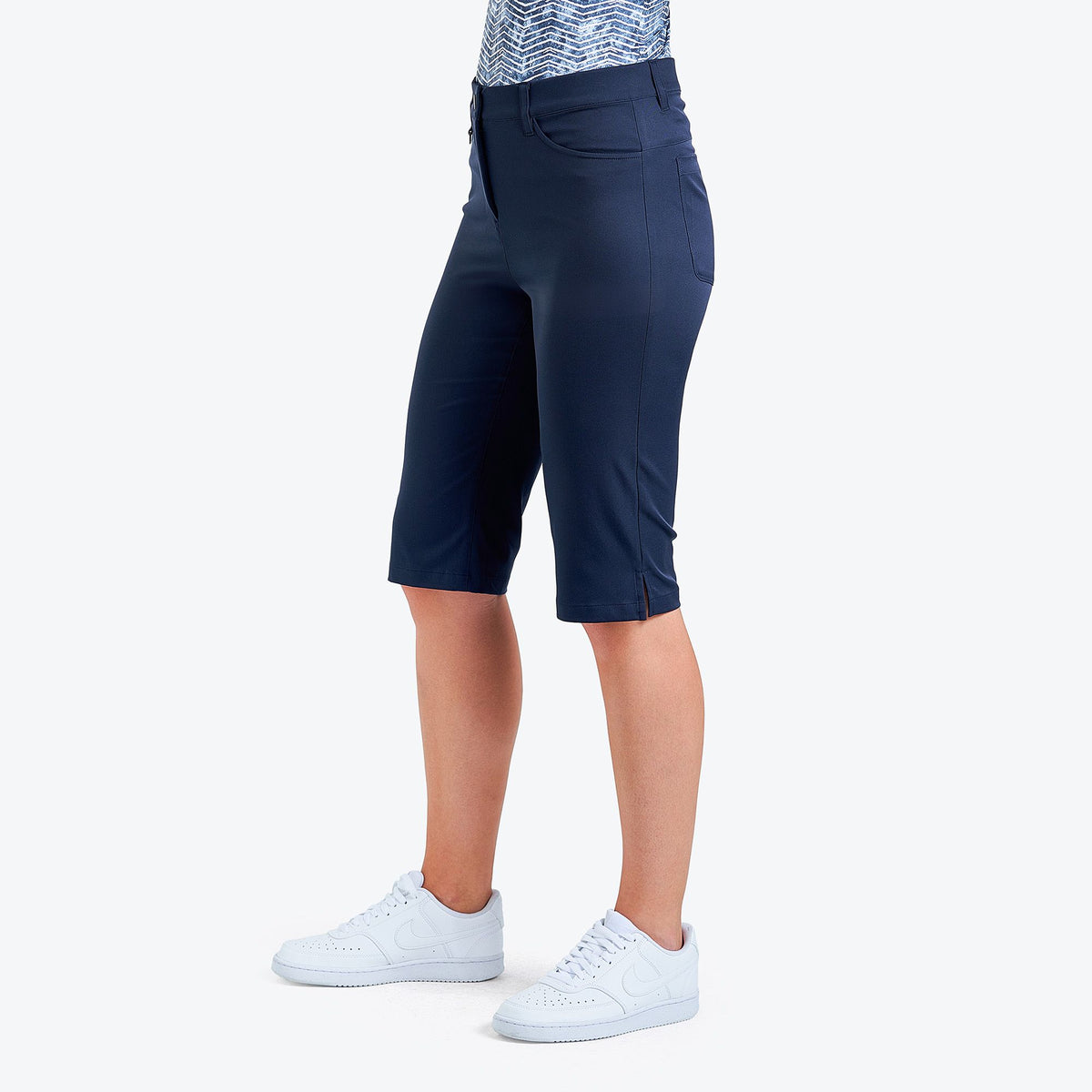 Nalini Short Long Bleu marine