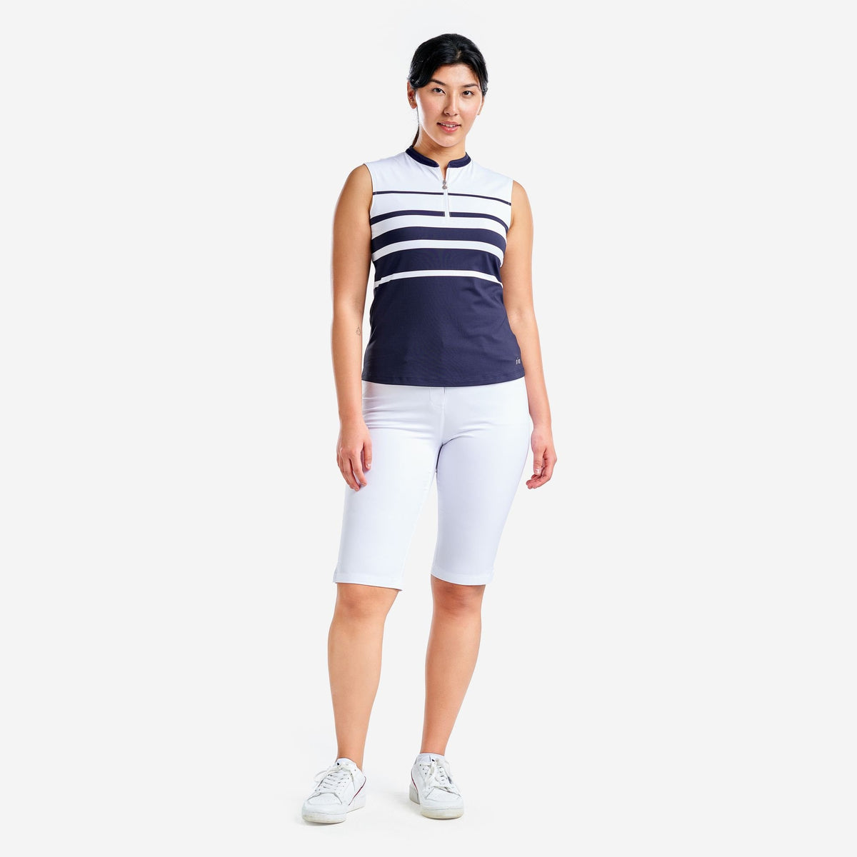 Linnea Mock White Navy