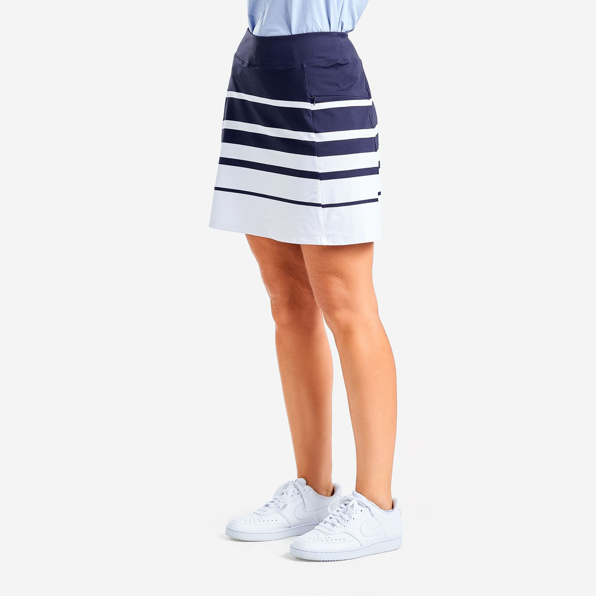Layla Skort White Navy