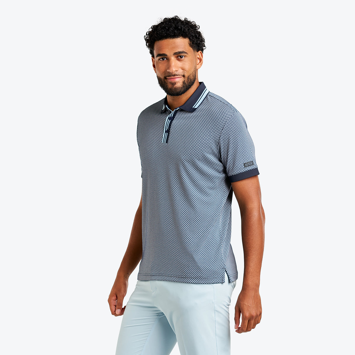 Aiden Polo Blue Denim