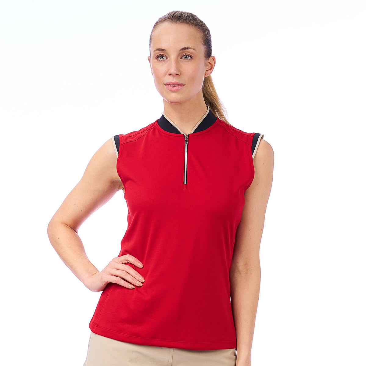 Linna Mock Carmine Red