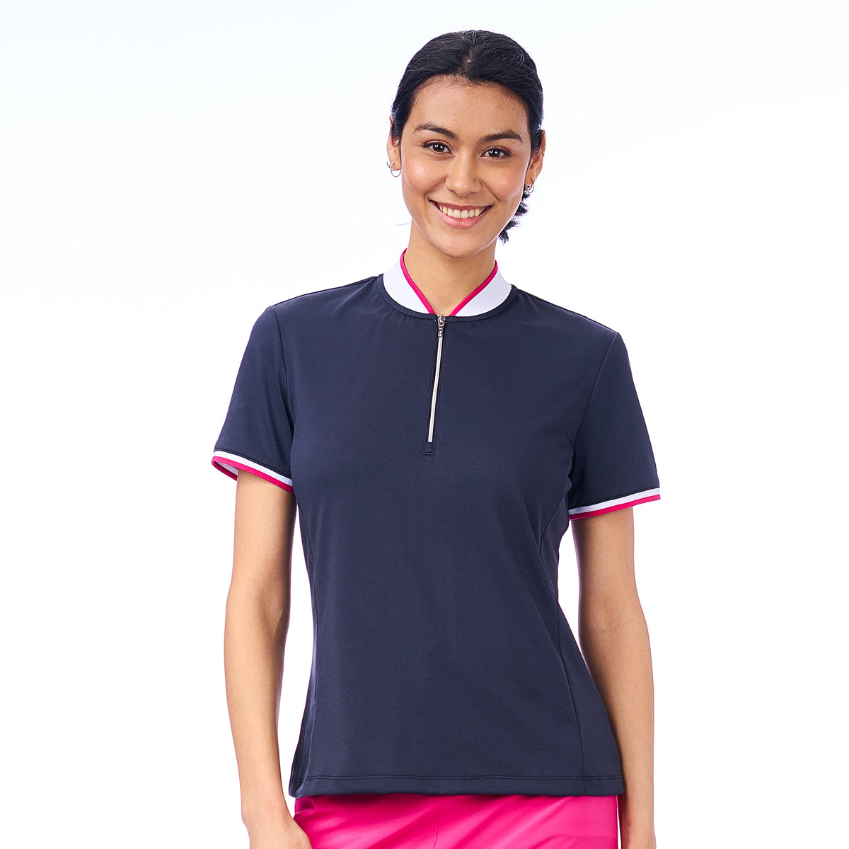 Adrianna Mock in Navy