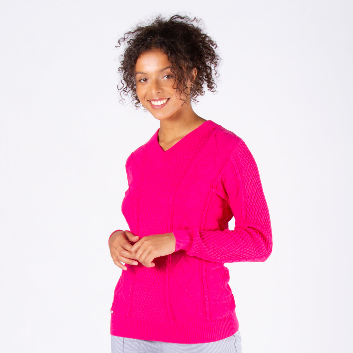 Bala Sweater in Berry Punch