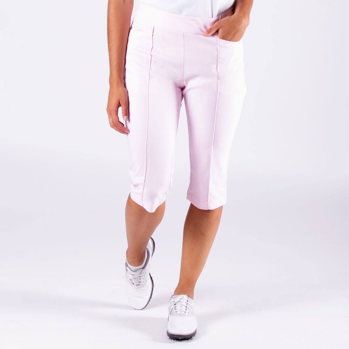 Becca Long Short in Quiet Pink