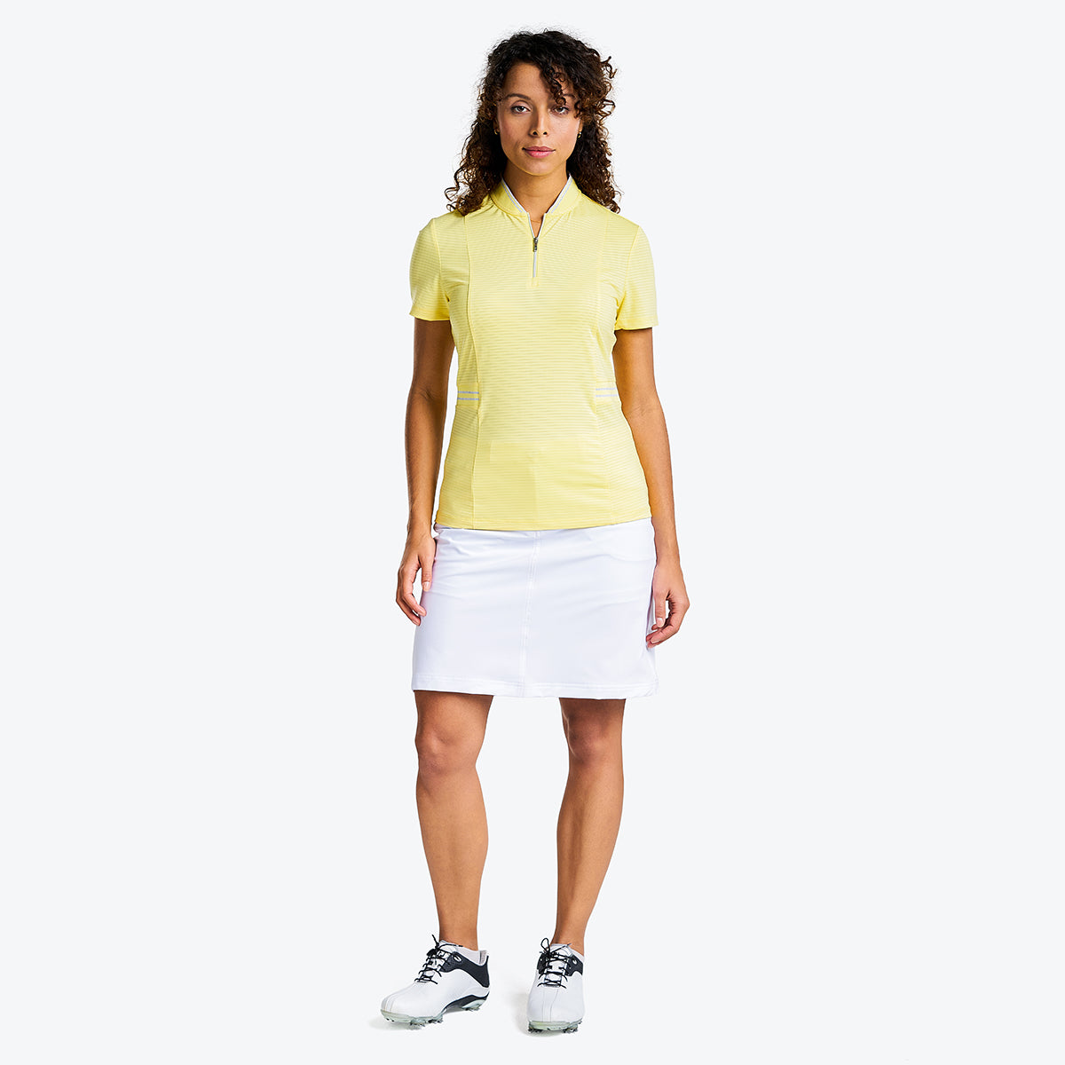 Uma Short Sleeve Mock Lemonade
