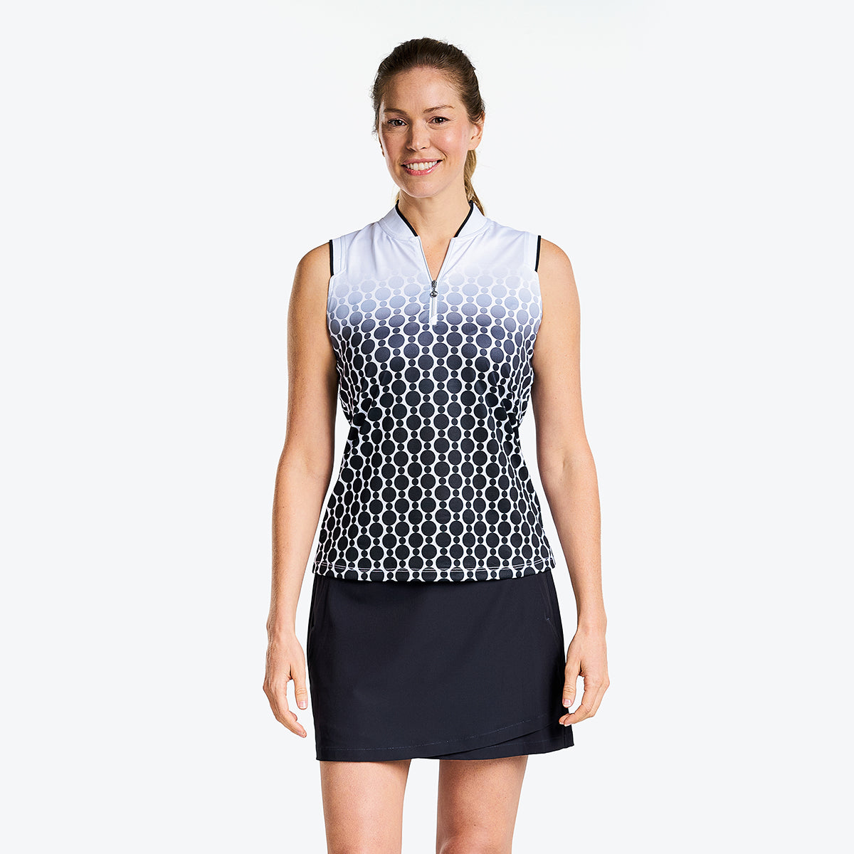 Uriela Sleeveless Mock Black
