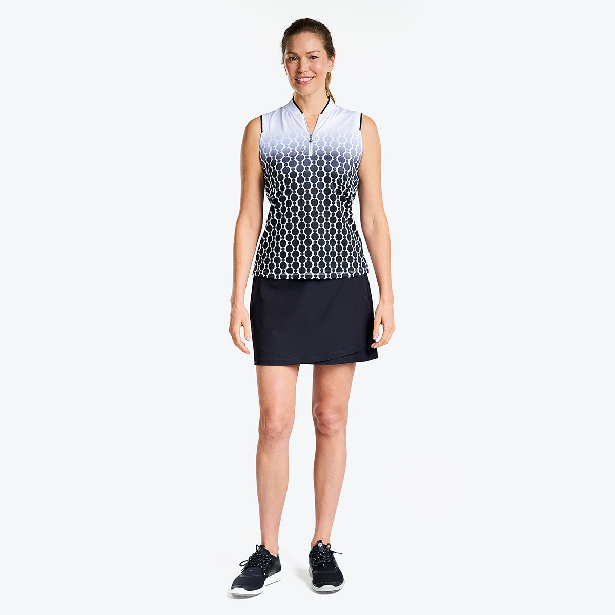 Uriela Sleeveless Mock Black