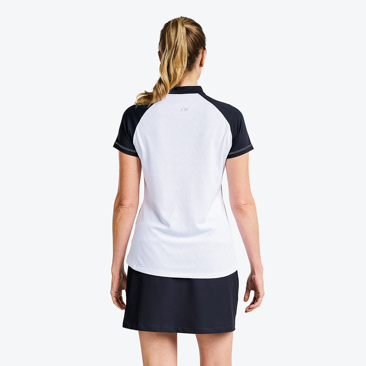 Umber Short Sleeve Mock White