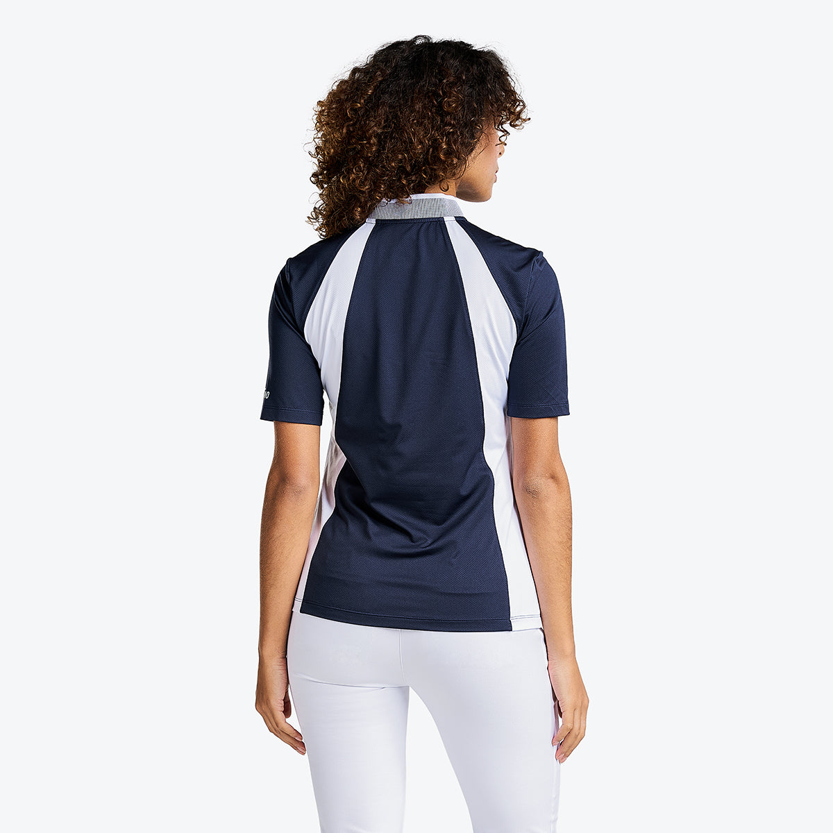 Cali Short Sleeve Mock in Navy