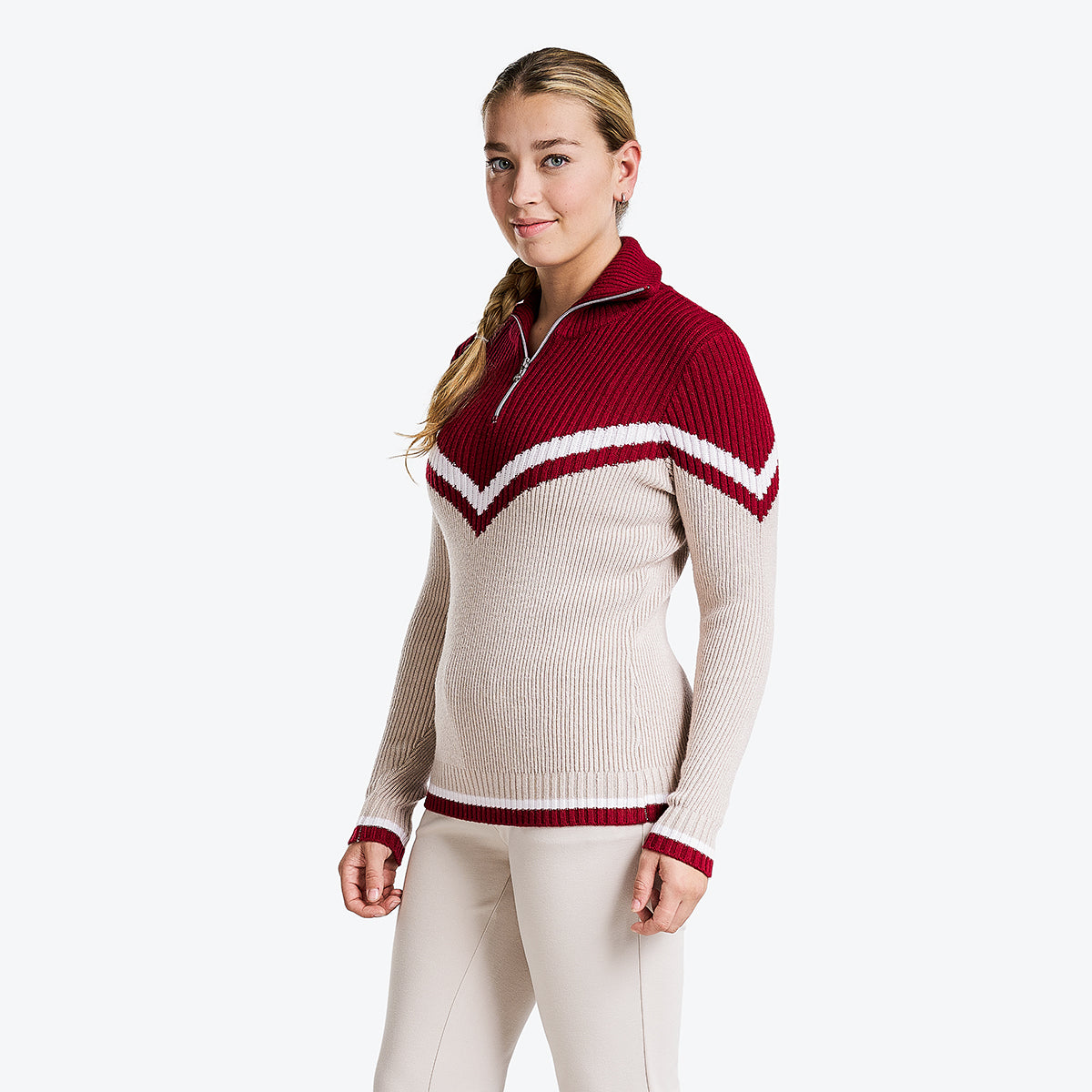 Mabelyn Sweater Cranberry