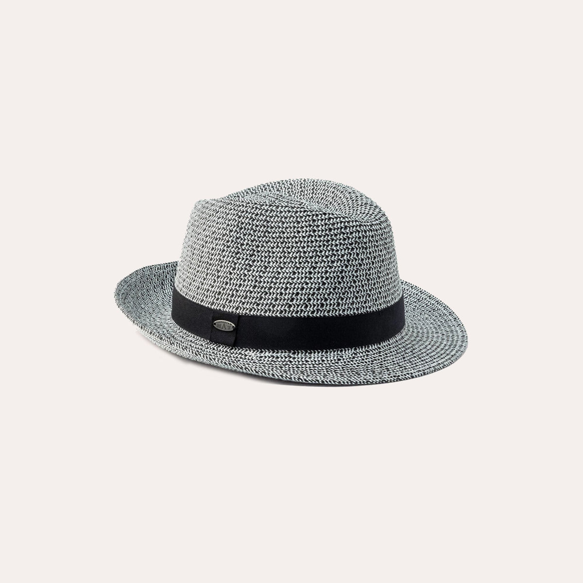 Fulie-Trilby Fedora Hat W GG Ribbon - Black