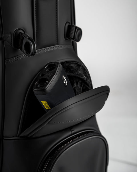 Player Preferred™ Golf Bag in Obsidian color with multiple pockets and a padded strap.
