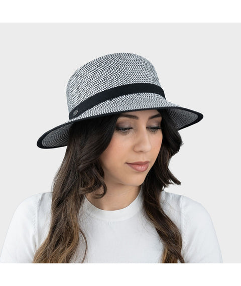 Annie cloche en tissu noir