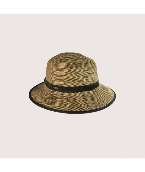 Annie cloche en tissu noir