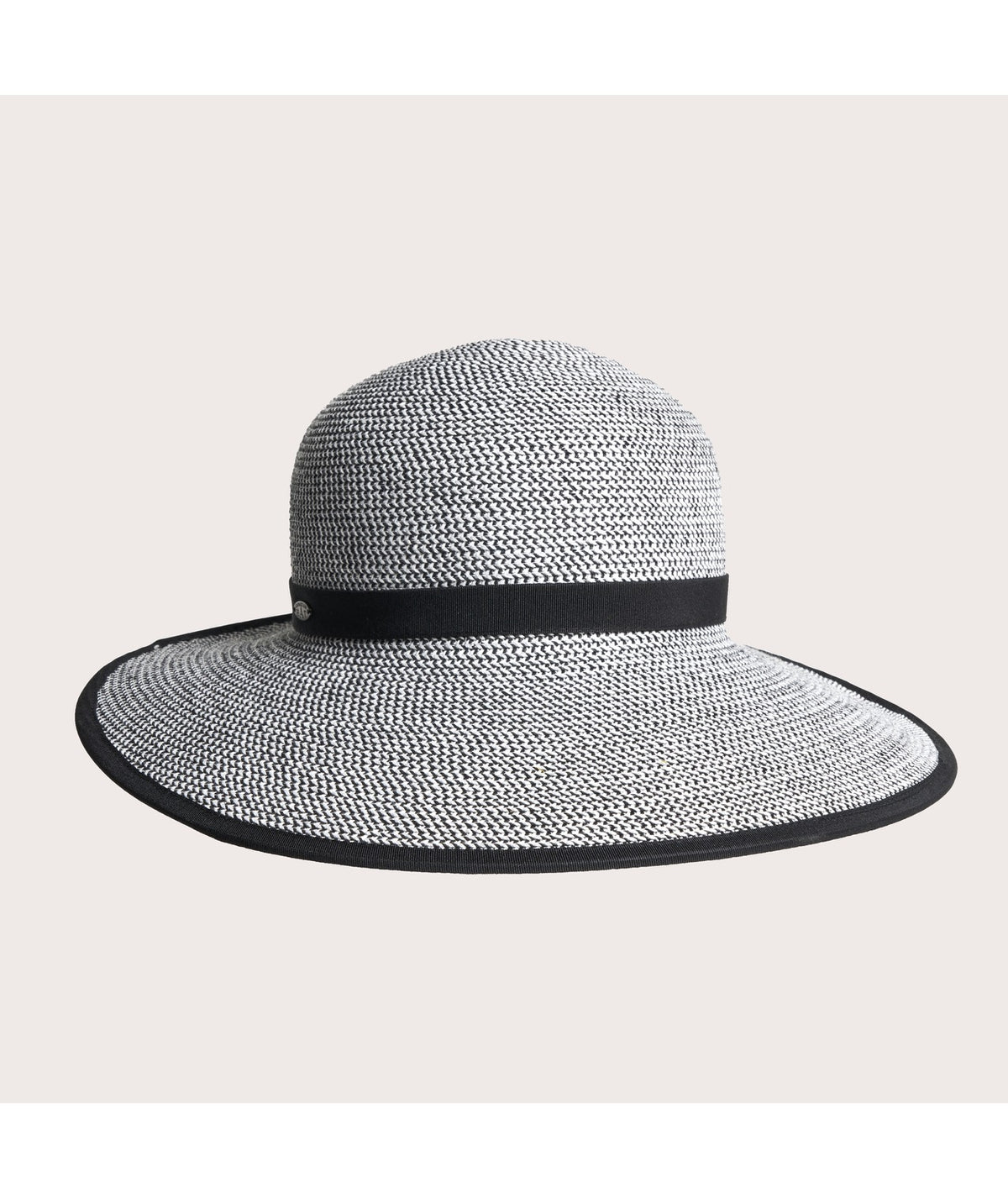 Audrey cloche en tissu noir mix
