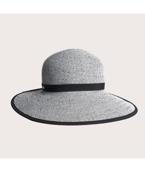 Audrey cloche en tissu noir mix