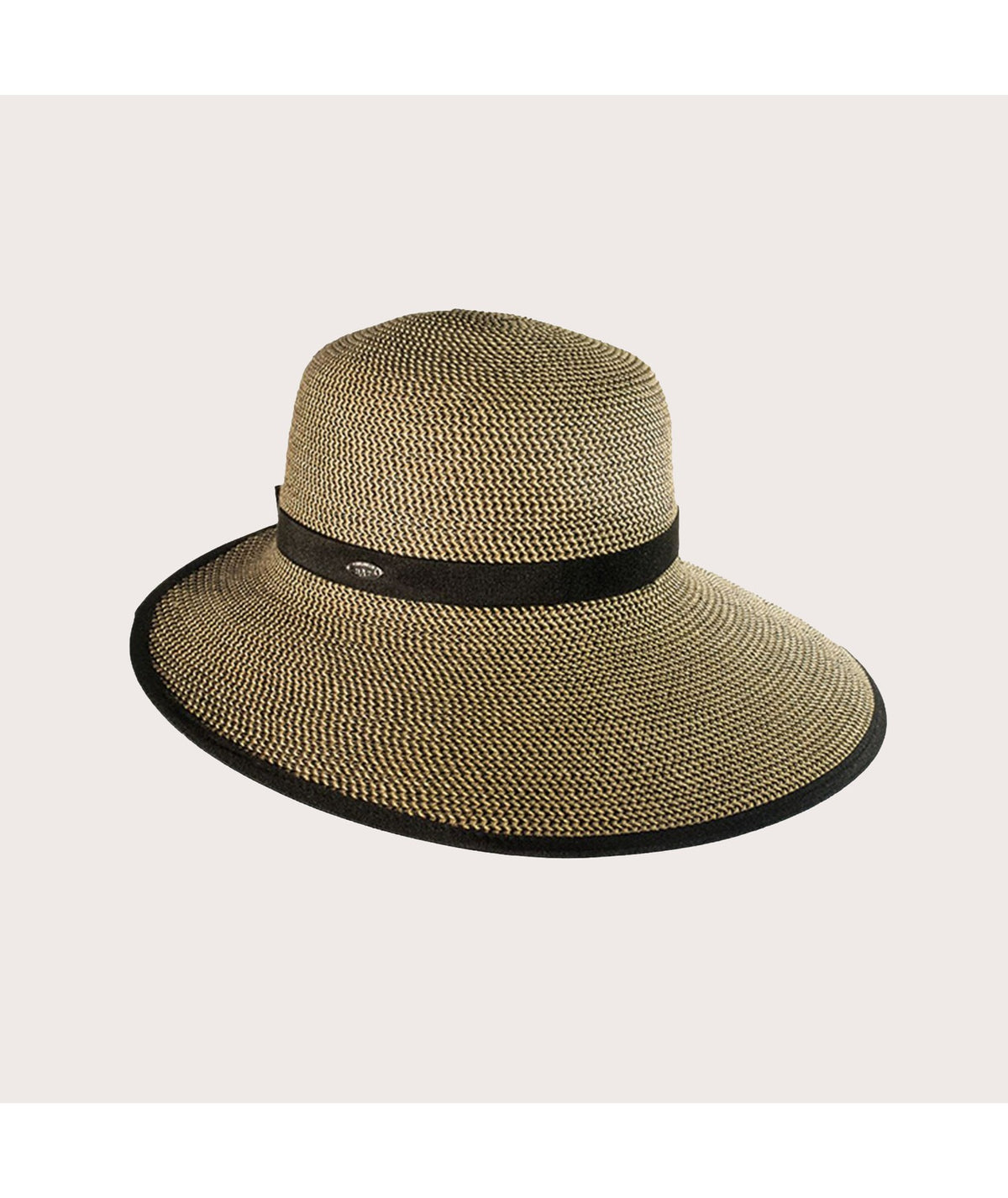 Audrey cloche en tissu noir mix