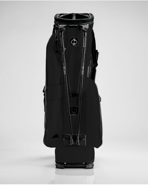 Player Preferred™ Golf Bag in Obsidian featuring a sleek design, multiple pockets, and comfortable straps.