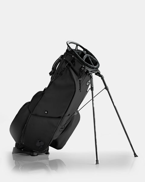 Player Preferred™ Golf Bag in Obsidian color, featuring a sleek design with multiple pockets and a comfortable strap, ideal for golfers.