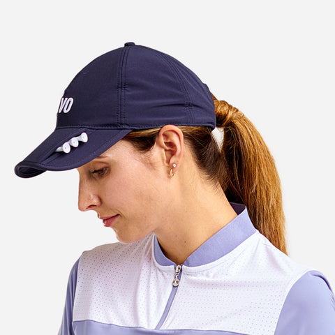 Ivana Casquette Pliable Bleu Marine