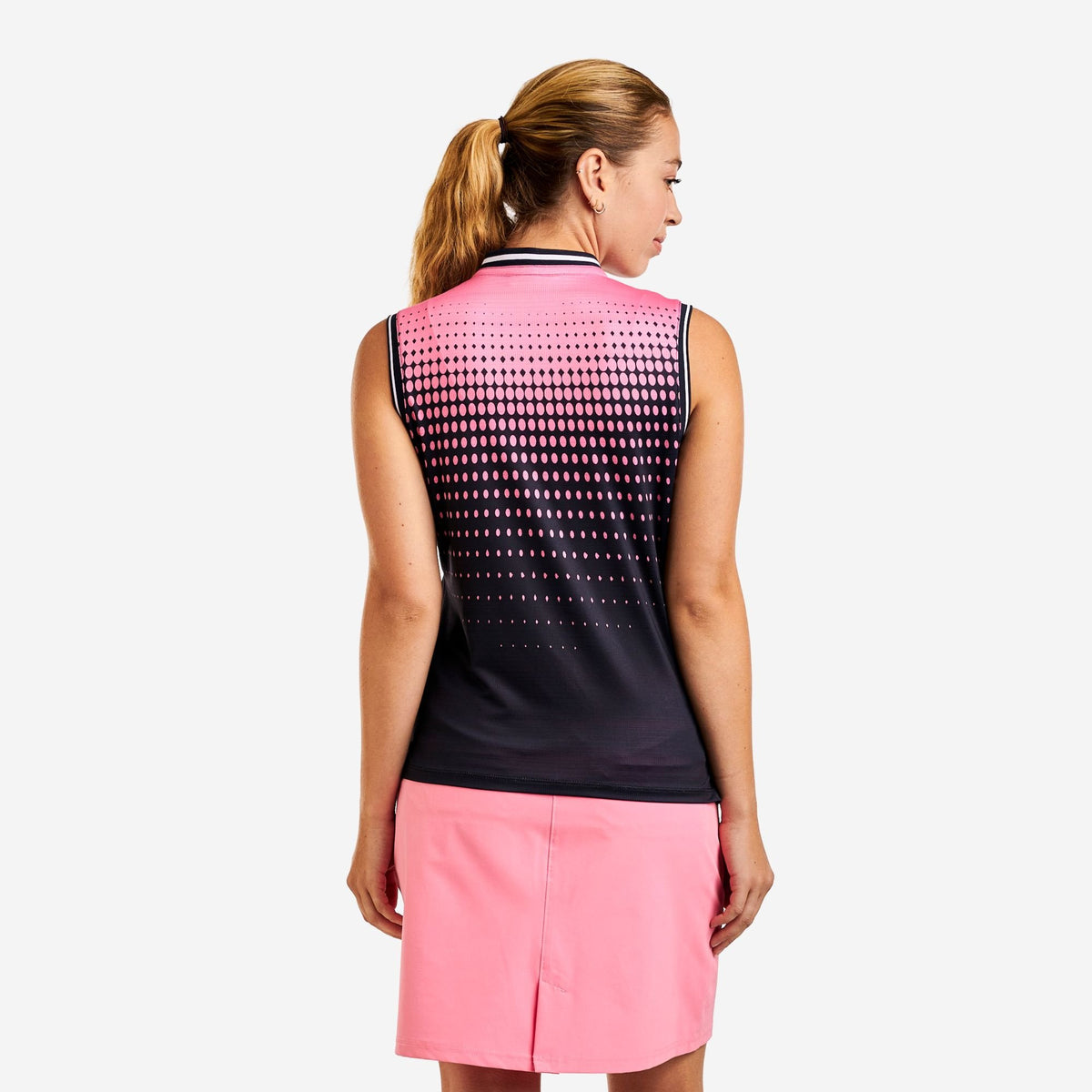 Vivia Mock Navy Pink