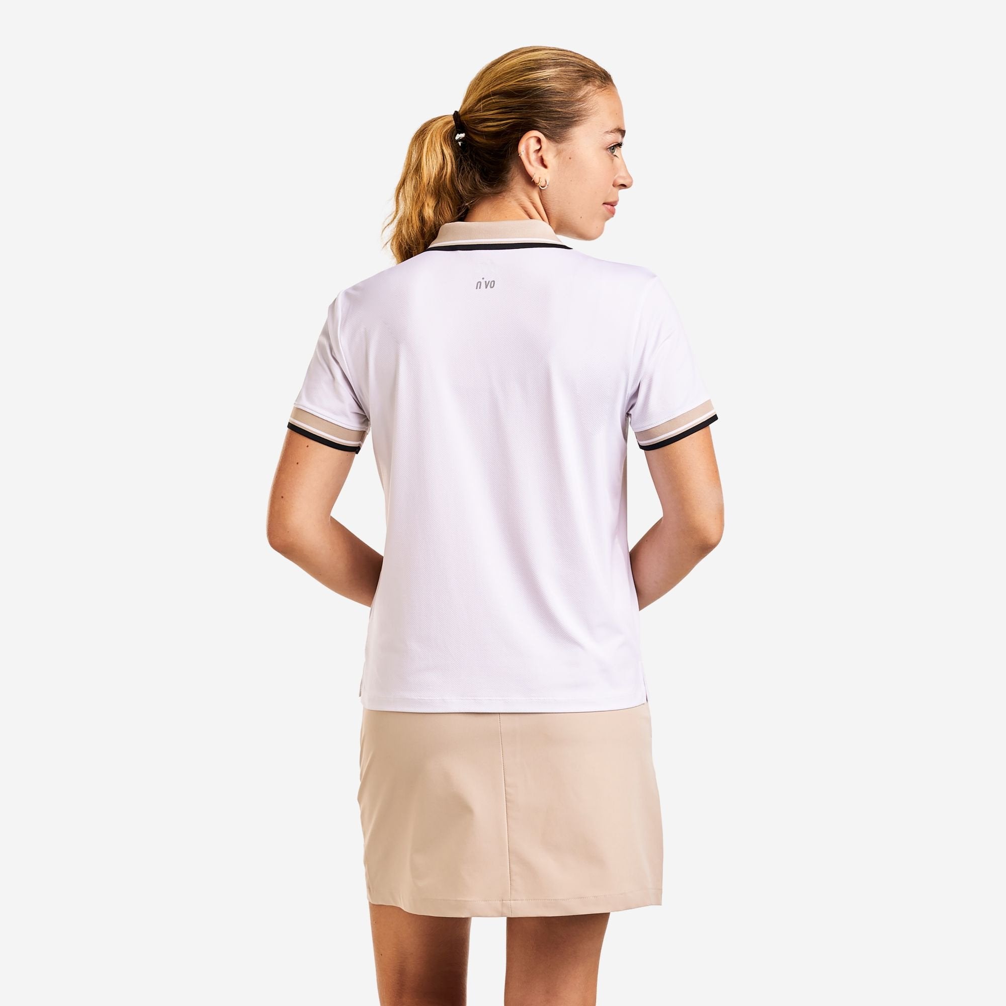 Lorraine Polo White – NVO Sport