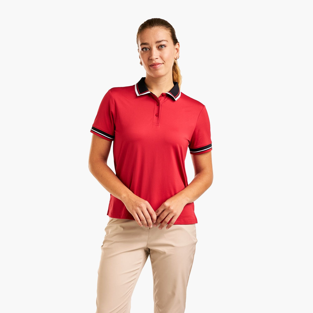 Lorraine Polo Chinese Red