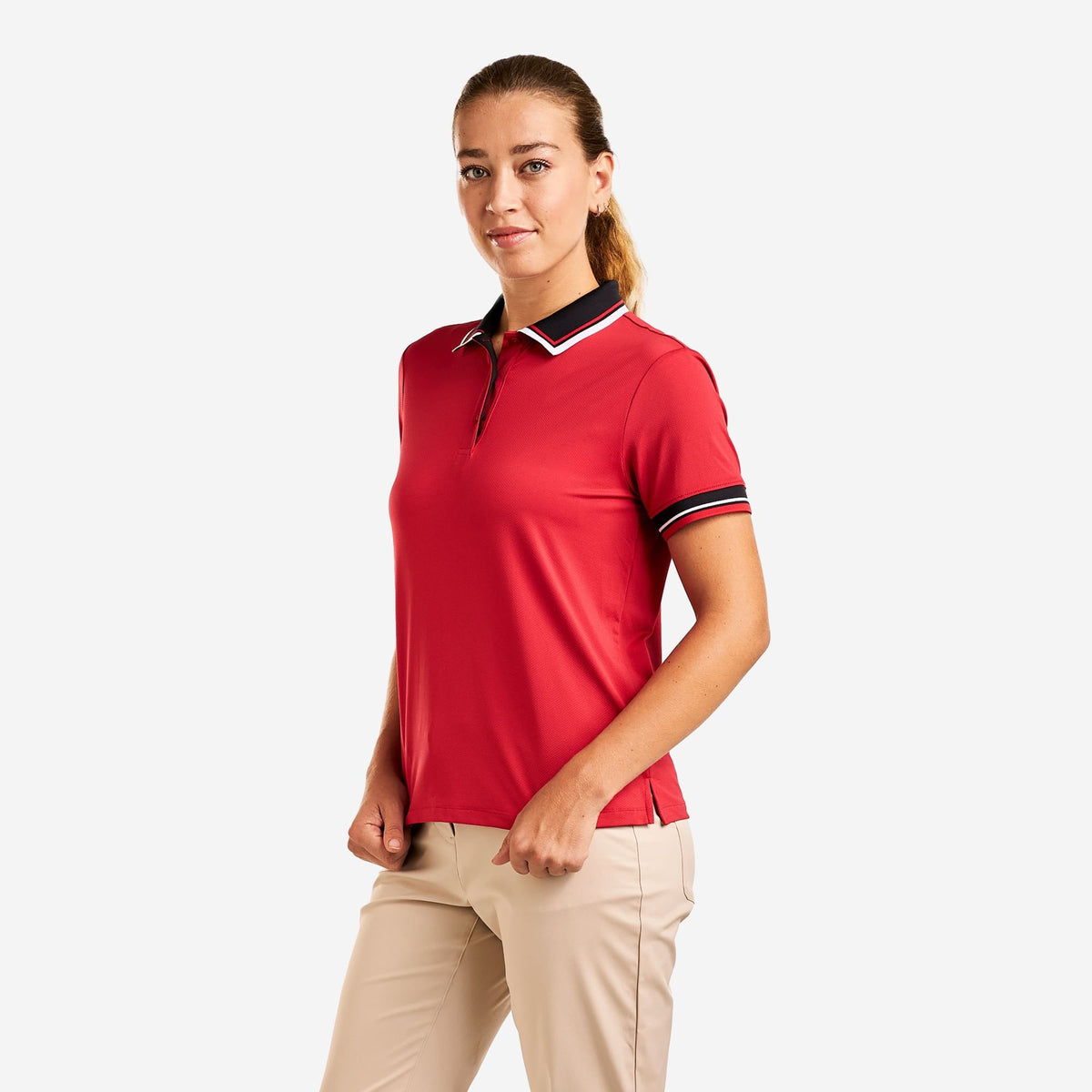 Lorraine Polo Chinese Red
