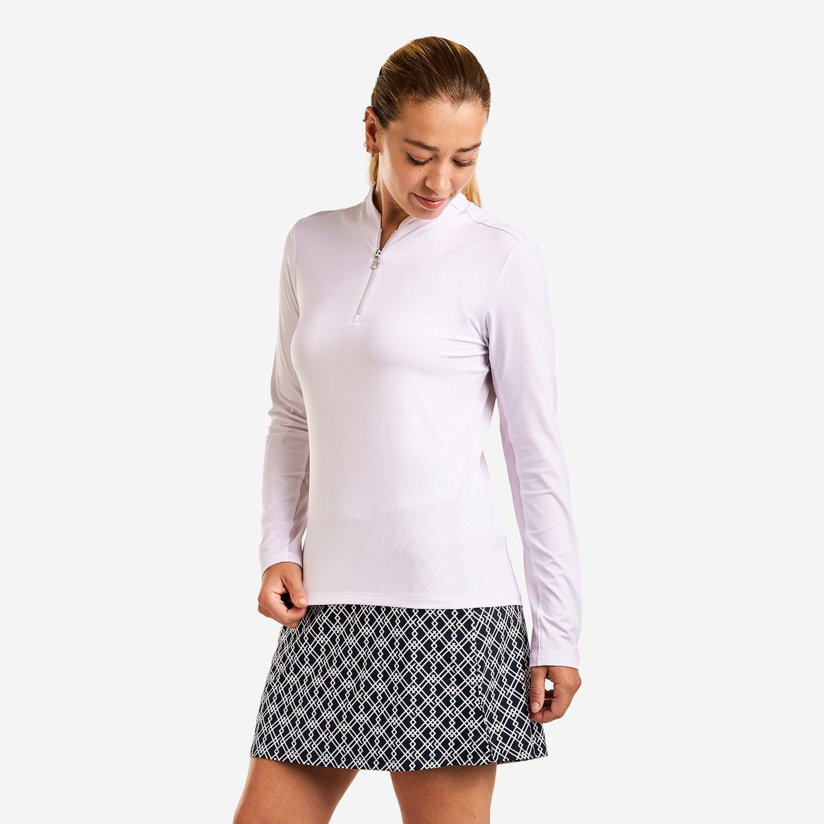 Leda Haut à col montant Blanc