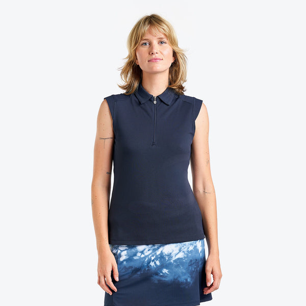 Women's Nikki II Polo Navy by NVO sport – NVO Sport