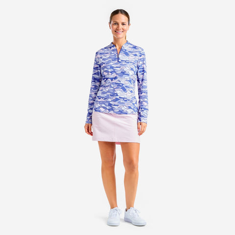 Lolita Haut À Col Montant Cobalt