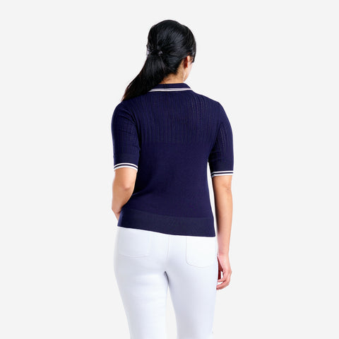 Vy Chandail Léger Polo Blanc