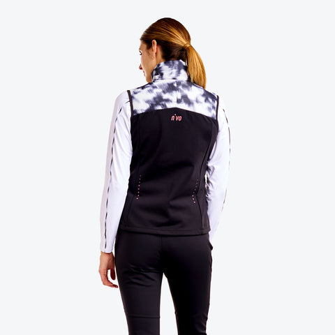 Drew Vest Black White