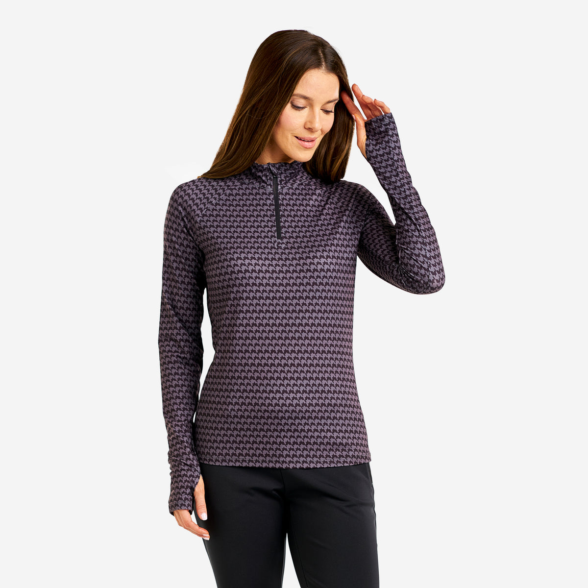 Tessa Lightweight Base Layer Top Black