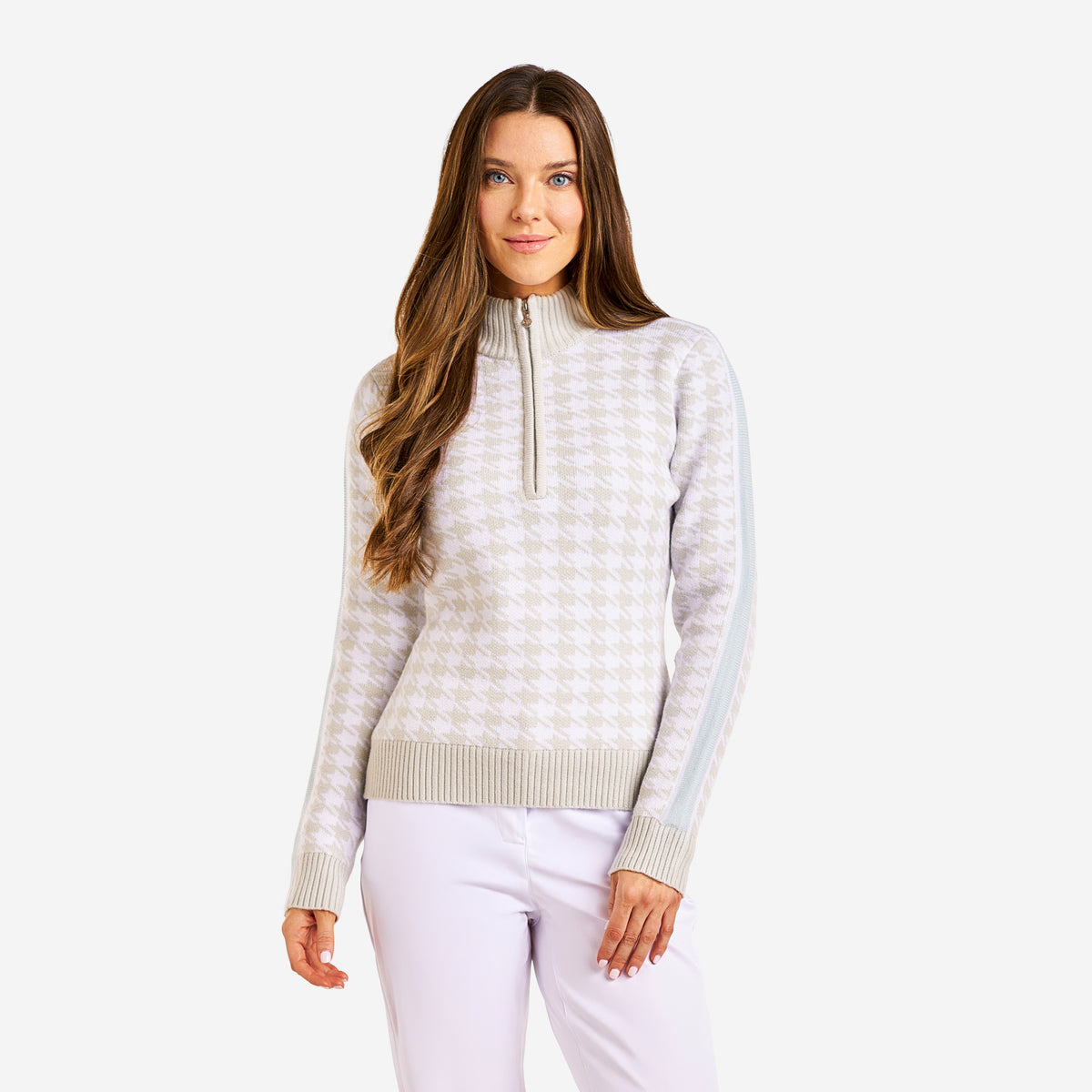 Sonia 1/4 Zip Sweater White