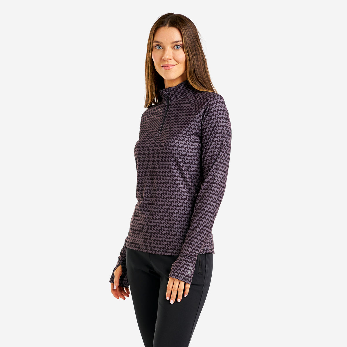 Tessa Lightweight Base Layer Top Black