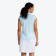 Brianna Sleeveless Mock Ice Blue