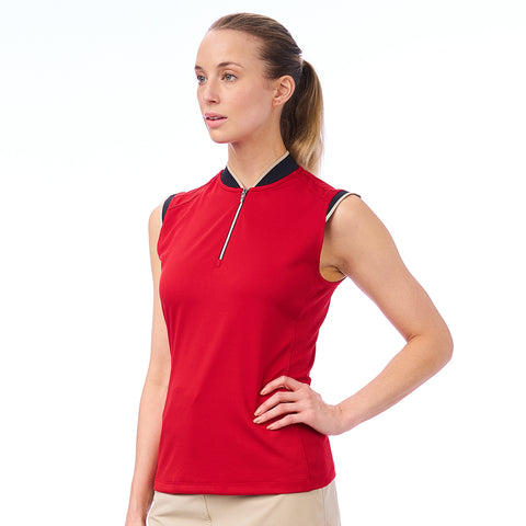 Linna Mock Carmine Red