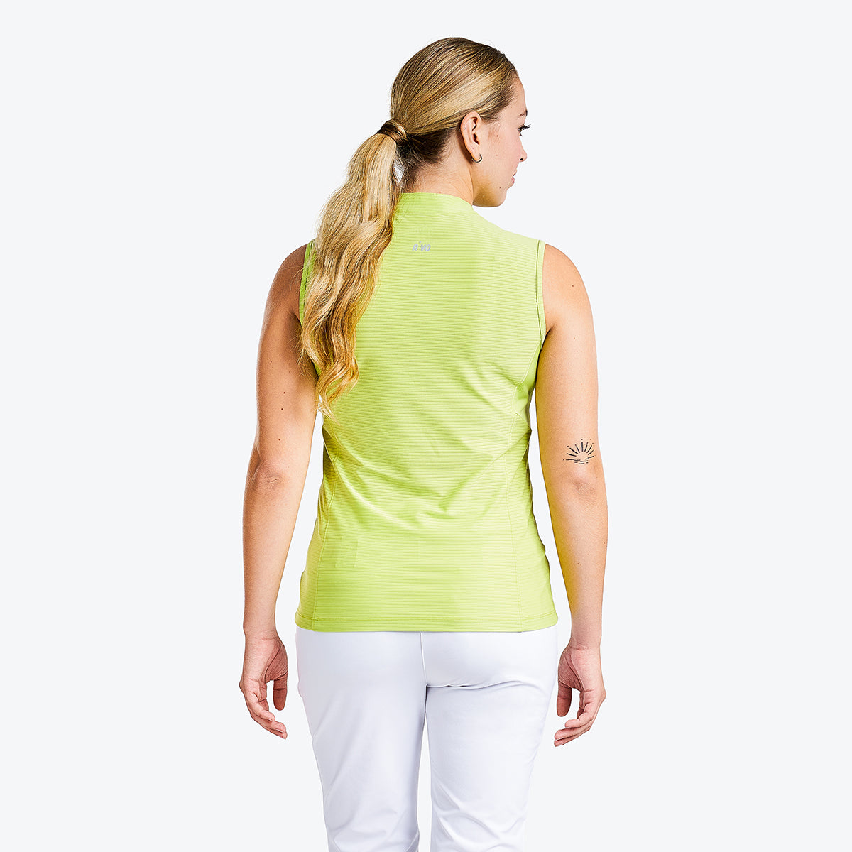 Bernice Sleeveless Mock in Key Lime