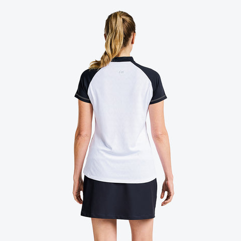 Umber Short Sleeve Mock White