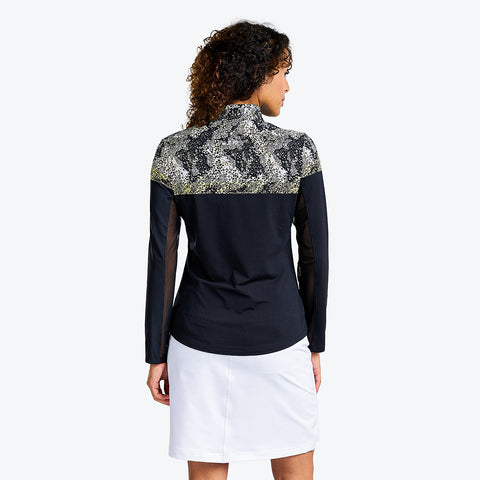Losana Long Sleeve Mock Black