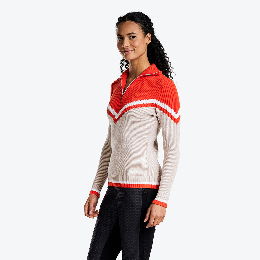 Women's Mabelyn Sweater Persimmon by NVO sport – NVO Sport